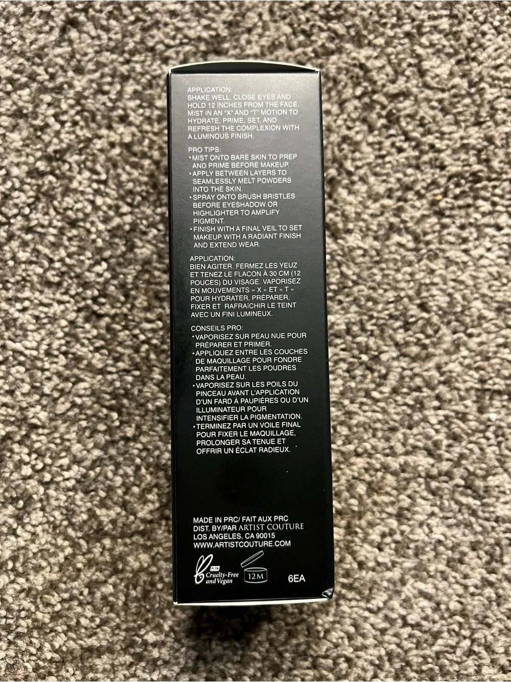 ARTIST COUTURE GLOW SETTER Setting Spray 100ml - Primer/Setting/Re-Setting Spray